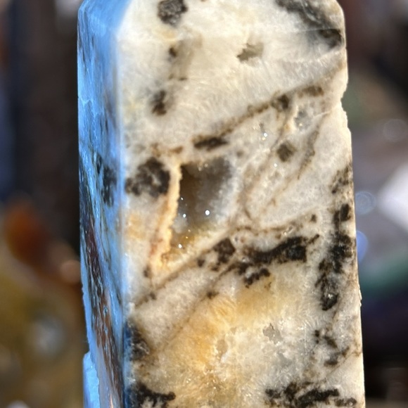 🎄SALE🎄Sphalerite 4 Sided Crystal Point With Druzy! - Picture 12 of 13